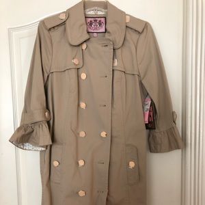 New with tags Juicy Couture trench coat